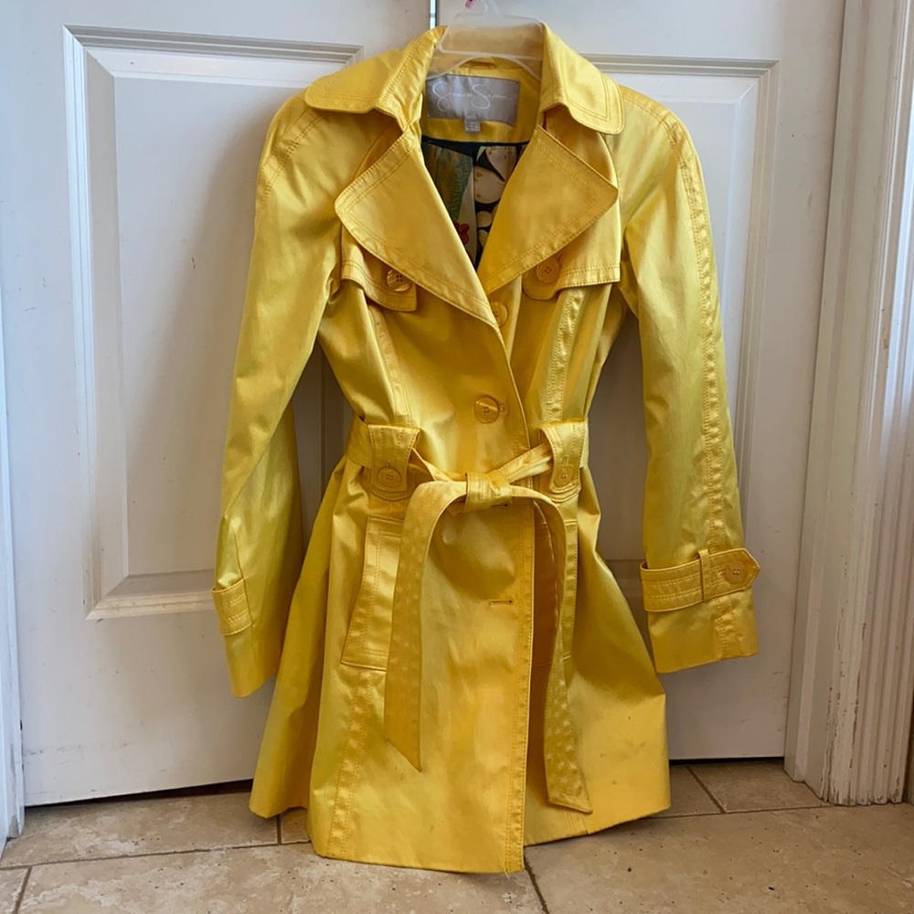 Yellow raincoat
